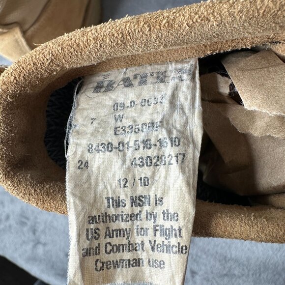 Bates US Army Desert Combat Boots Gore-Tex Vibram Sole Tan Mens Size 7W Gorpcore - Picture 11 of 13